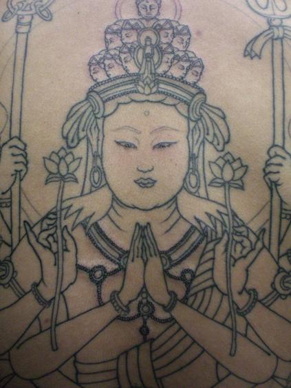 画像: 千手観音。