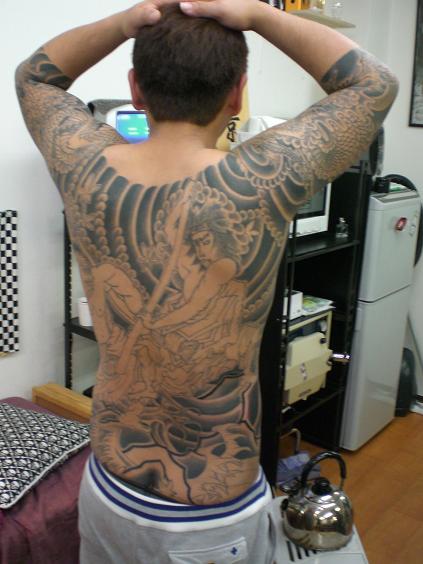 花和尚 九紋龍2人立 Real Tattoo Studio